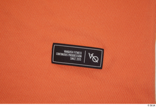 Clothes  307 casual clothing fabric orange t shirt 0003.jpg